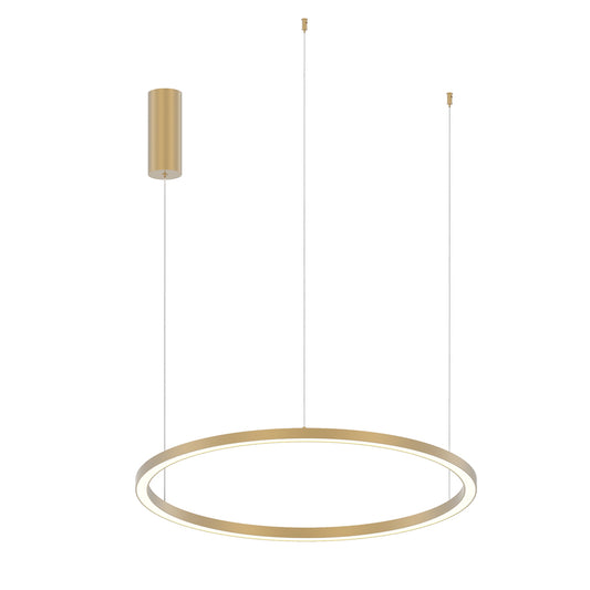 Sospensione Led Hoop Oro D80 40W 4600Lm 80X22.5Cm