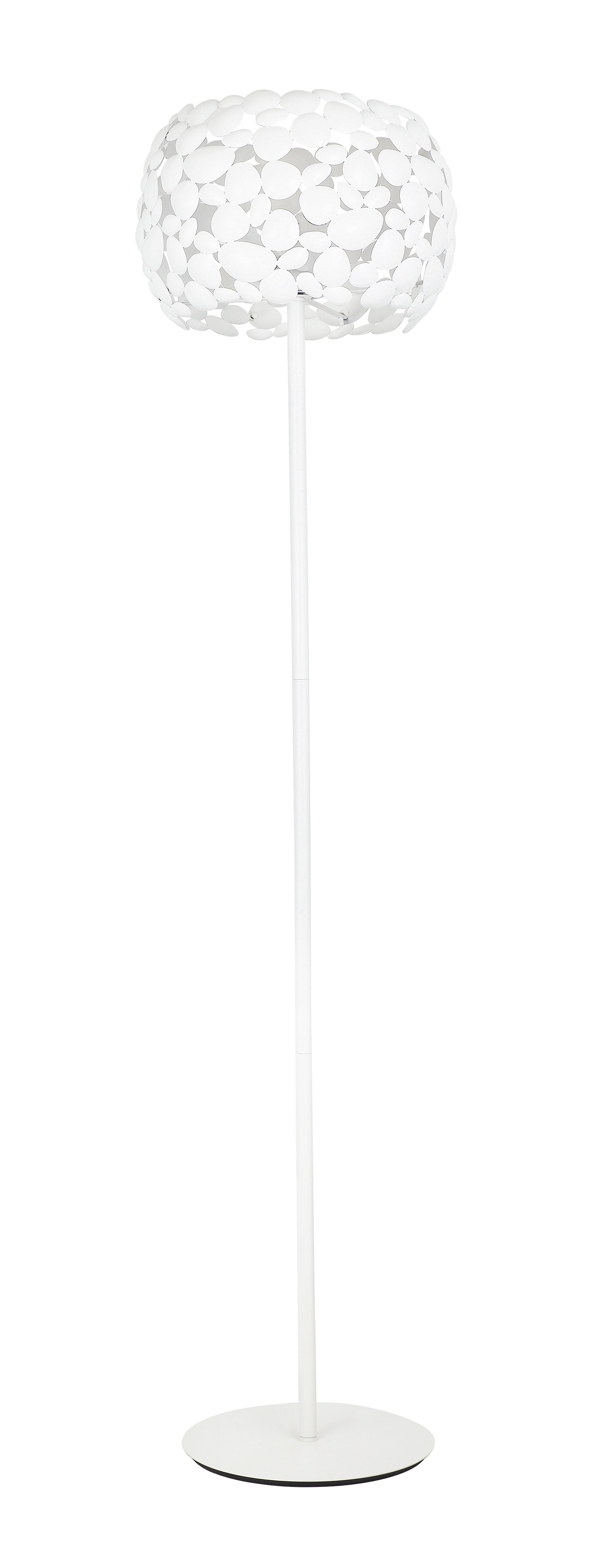 piantana dioniso bianca 3xe27 40x163cm