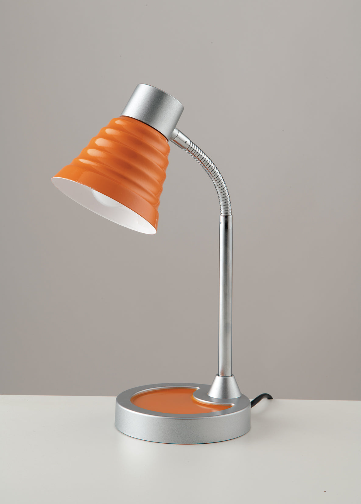 lampada da lettura leonardo arancio 1xe14 13x39cm