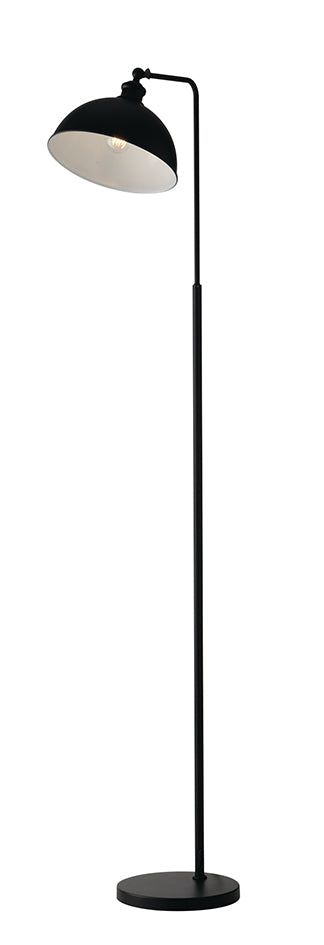 piantana charleston nera 1xe27 40x165cm