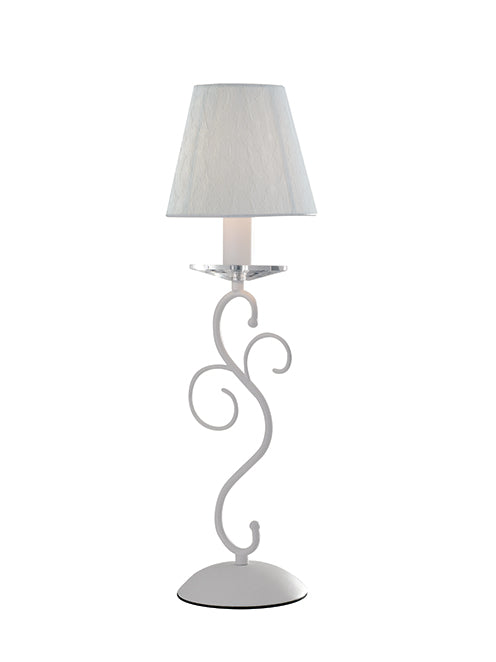 lume perla bianco 1xe14 15x40cm